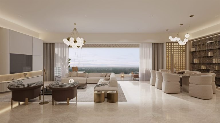 4 BHK lounge