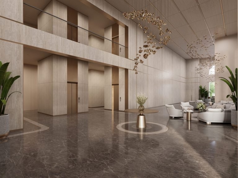 Lift lobby foyer