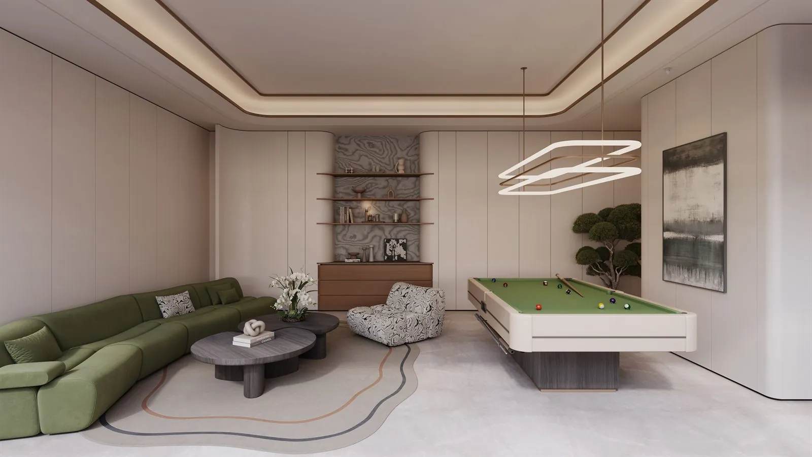 Lounge area