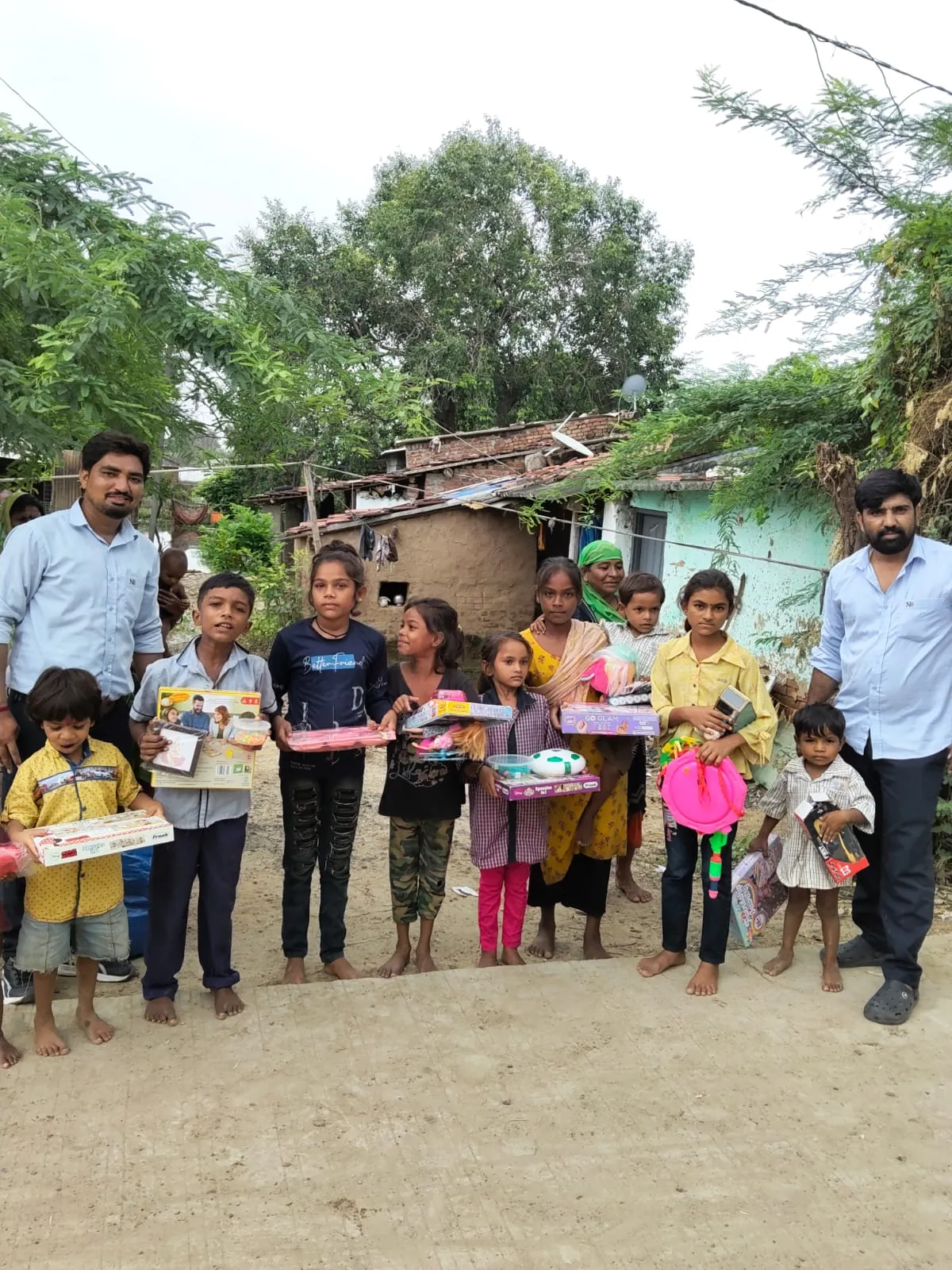NB Seva Foundation: gifts for the village children