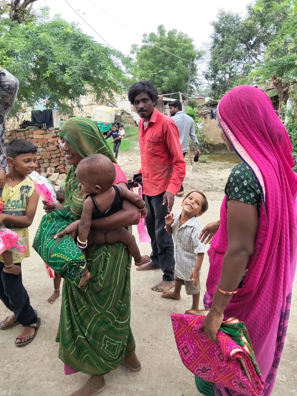 NB Seva Foundation: clothes for the families