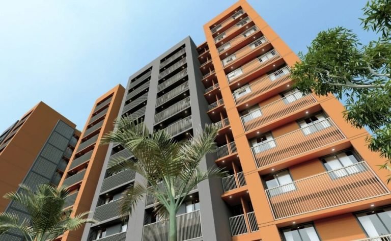 The balconies of a Pearl Heights tower